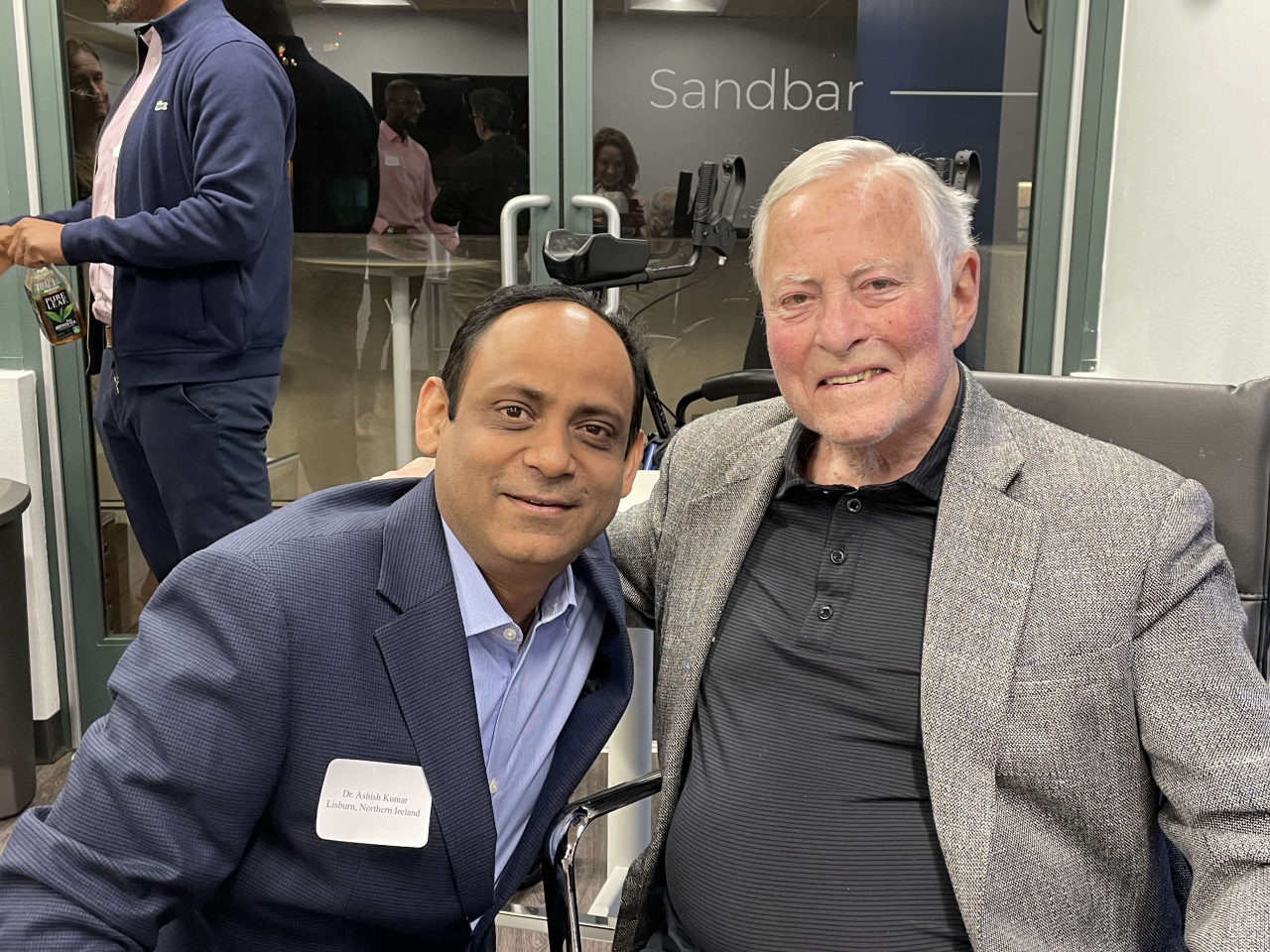 Dr Ash Kumar with Brian Tracy